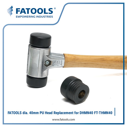 [EZM.0800215] FATOOLS PU Replacement Hammer Tip 40mm for DHMN40 Kepala Palu THMN40