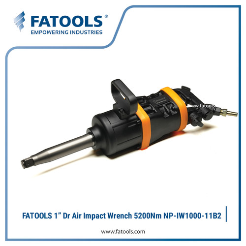 [EZM.0800229] FATOOLS NP-IW1000 1" Dr Air Impact Wrench 5200Nm Bor Angin Sock