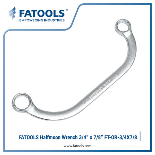 [EZM.0800220] Fatools Halfmoon Wrench 3/4" x 7/8" Imperial Inch OR-3/4X7/8 Bulan