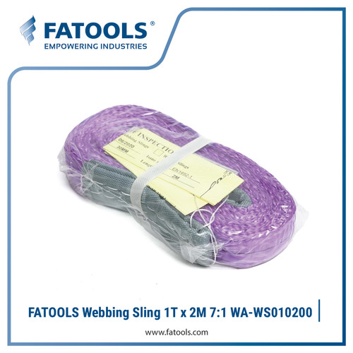 [EZM.0800221] FATOOLS Webbing Sling 1T x 2M 7:1 Safety Factor WA-WS010200