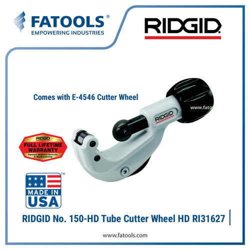 [EZM.0803014] RIDGID 31627 No. 150HD Tube Cutter 1/8"-1.1/8" Heavy Duty Cutter Wheel