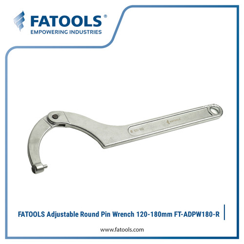 [EZM.0800248] FATOOLS Adjustable Round Pin Wrench 120-180mm ADPW180-R