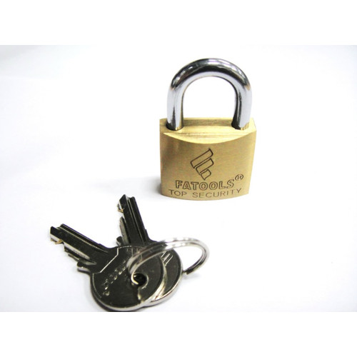 [EZM.0800254] FATOOLS FT-BP040 Brass Padlock 40mm Gembok Kuningan Solid