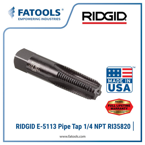 [EZM.0800300] RIDGID 35820 E5113 Pipe Tap 1/4" NPT