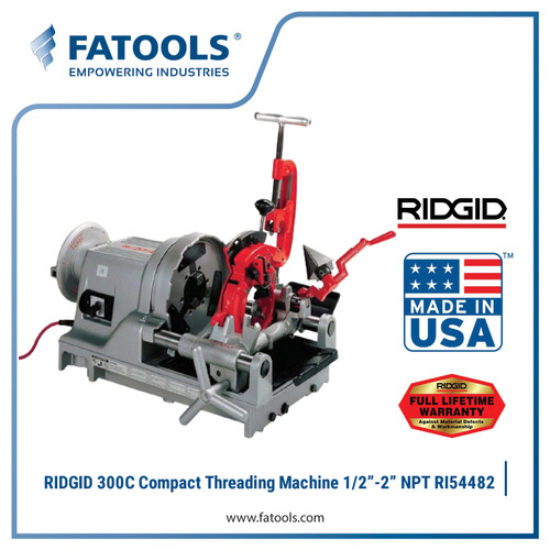 [EZM.0800302] RIDGID 54482 300C Pipe Threading Machine 1/2" -2" NPT Senai Drat Pipa