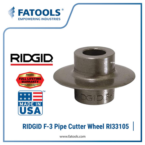 [EZM.0800306] RIDGID 33105 F-3 Pipe Cutter Wheel for Model 1 & 2