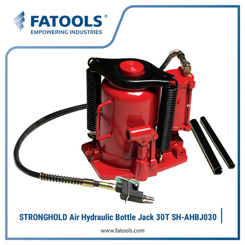 [EZM.0800310] STRONGHOLD Air Hydraulic Bottle Jack 30 Ton Dongkrak Botol AHBJ030
