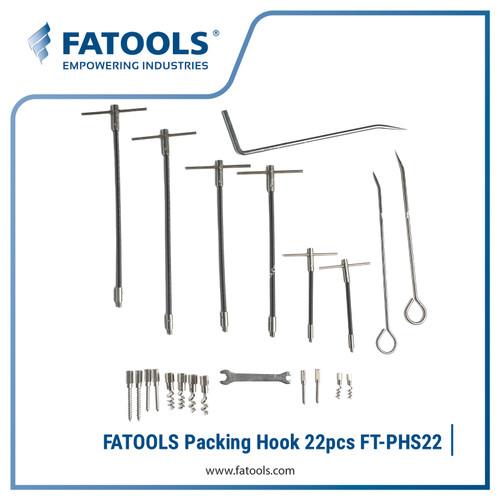[EZM.0800327] FATOOLS PHS22 Packing Hook Set 22 pcs Huk Gasket O Ring Kait Paking
