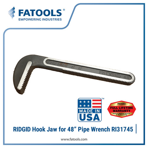 [EZM.0800339] RIDGID 31745 Hook Jaw for 48" Pipe Wrench Kunci Pipa 31040