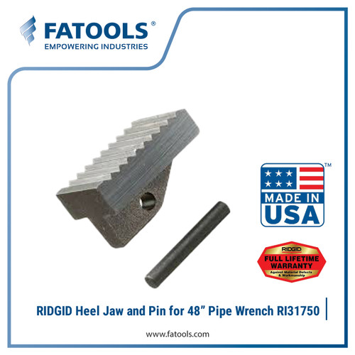 [EZM.0800340] RIDGID 31750 Heel Jaw with Pin for 48" Pipe Wrench Kunci Pipa 31040