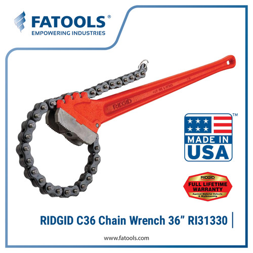 [EZM.0800355] RIDGID 31330 C36 Chain Wrench 36" Pipe Wrench