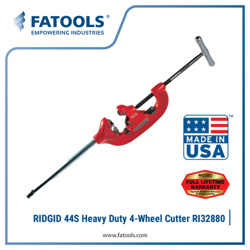[EZM.0800361] RIDGID 32880 44S Heavy Duty 4 Wheel Pipe Cutter Potong Pipa 2.5" - 4"