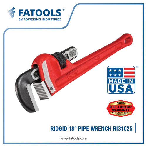 [EZM.0800381] RIDGID 31025 18" Pipe Wrench Heavy Duty Kunci Pipa