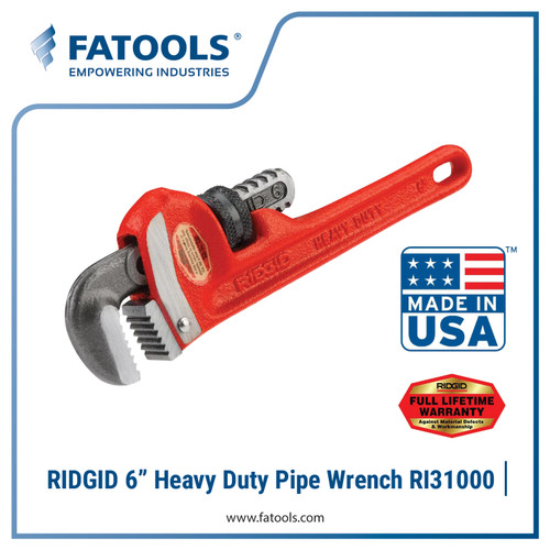 [EZM.0800373] RIDGID 31000 6" Pipe Wrench Kunci Pipa Heavy Duty USA