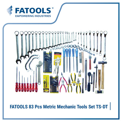 [EZM.0800374] FATOOLS FT-TSDT 83 Piece Mechanic Tool Set Metric with 5 Tray Tool Box