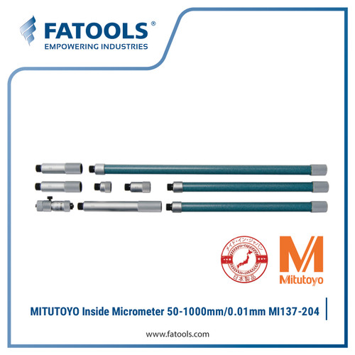 [EZM.0800385] MITUTOYO 137-204 Tubular Inside Micrometer 50-1000mm/0.01