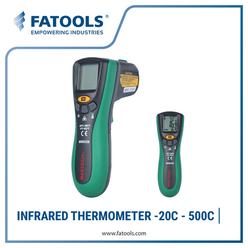 [EZM.0800395] MASTECH MS6522B Infrared Thermometer Laser IR -20C 500C Industri