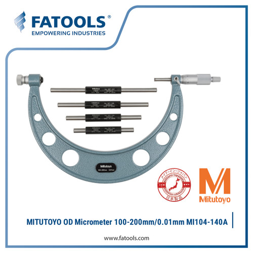 [EZM.0803029] MITUTOYO 104-140A Outside Diameter OD Micrometer 100-200mm/0.01