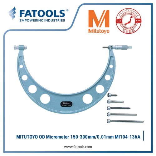 [EZM.0800389] MITUTOYO 104 136A Outside Diameter OD Micrometer 100-200mm/0.01