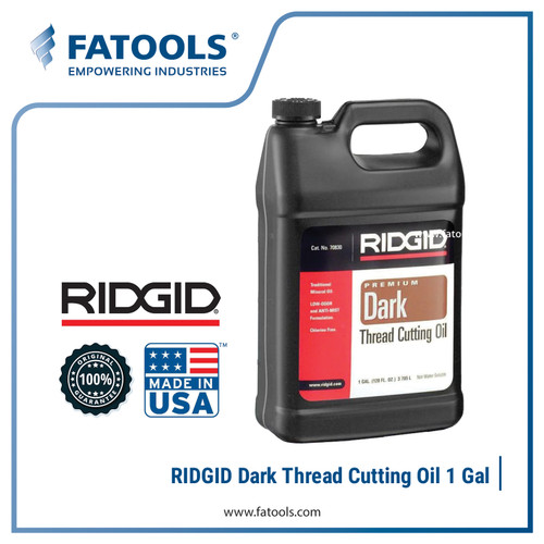 [EZM.0800403] Ridgid 70830 Dark Thread Cutting Oil 1 Gallon 3.8 Liter