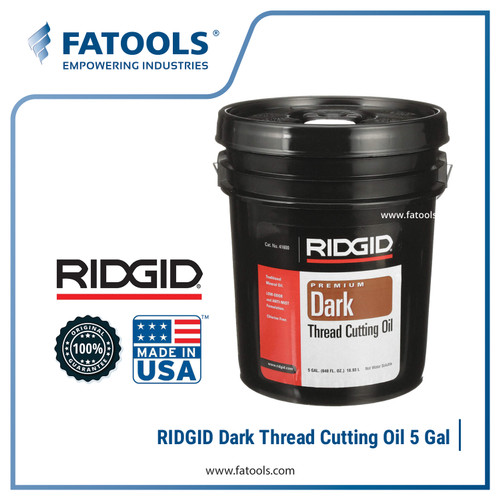[EZM.0800407] Ridgid 41600 Dark Thread Cutting Oil 5 gallon 18.9 Liter