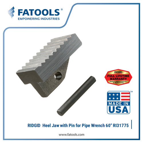 [EZM.0800421] Ridgid 31775 Heel Jaw with Pin for 60" Pipe Wrench Kunci Pipa 31045