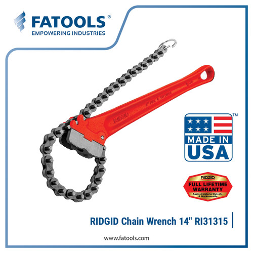 [EZM.0800430] Ridgid 31315 C-14 Chain Wrench 14"