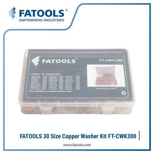 [EZM.0800494] FATOOLS FT-CWK300 - 30 Sizes Copper Washer Kit
