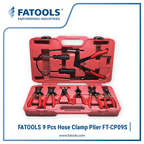 [EZM.0800491] FATOOLS CP09S - 9PC HOSE CLAMP PLIER KIT