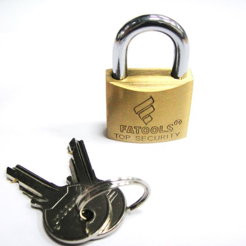 [EZM.0800507] FATOOLS FT-BP30 - SOLID BRASS PADLOCK SIZE 30