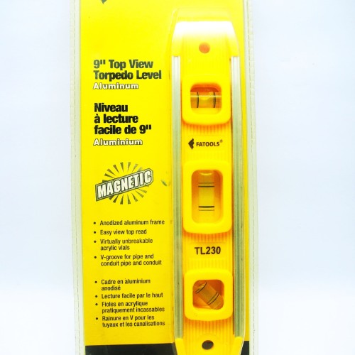 [EZM.0800535] FATOOLS TL230 - TORPEDO LEVEL SIZE 9"