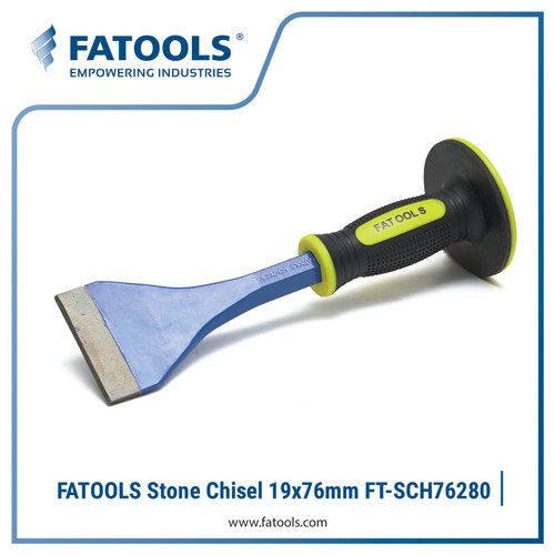 [EZM.0800550] FATOOLS SCH76280 Stone Chisel 19 x 76mm Pahat Batu Bobok Beton 8cm