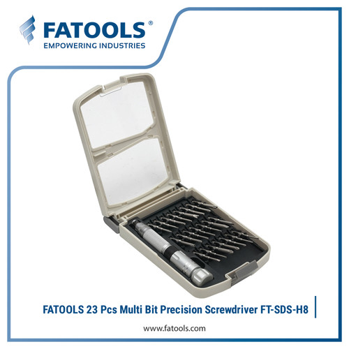 [EZM.0800582] FATOOLS SDS-H8 23 Pcs Multi Bit Precision Screwdriver Obeng Kacamata