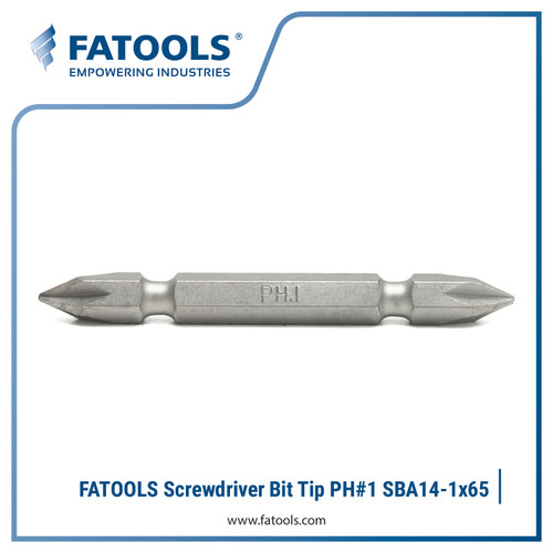 [EZM.0800587] FATOOLS SBA14-1X65 Screwdriver Bit Tip PH #1 Mata Obeng Plus