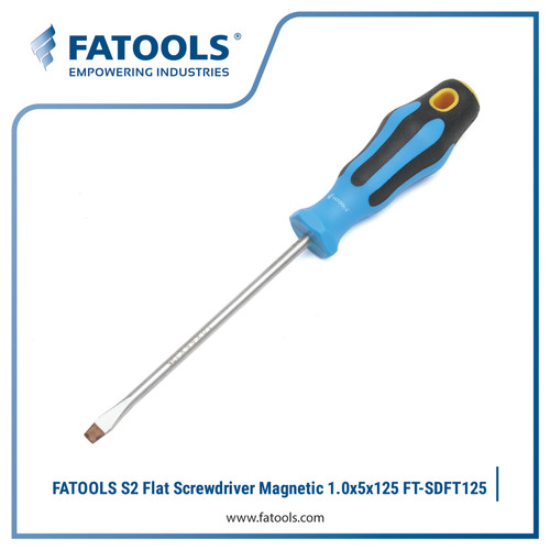 [EZM.0800597] FATOOLS SDFT125 - S2 FLAT SCREWDRIVER SIZE 1.0X5.5X125