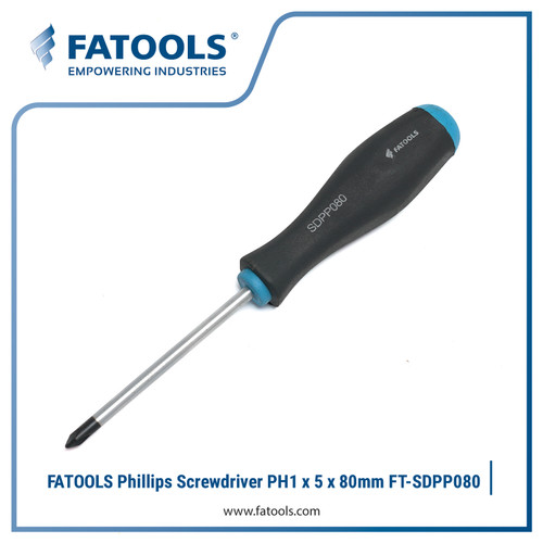 [EZM.0800600] FATOOLS SDPP080 - FLAT PHILLIPS SCREWDRIVER TIP #1
