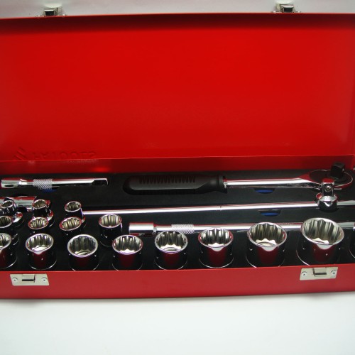 [EZM.0800615] FATOOLS S12925M - 1/2" SOCKET 8-32MM 25PCS 12PT