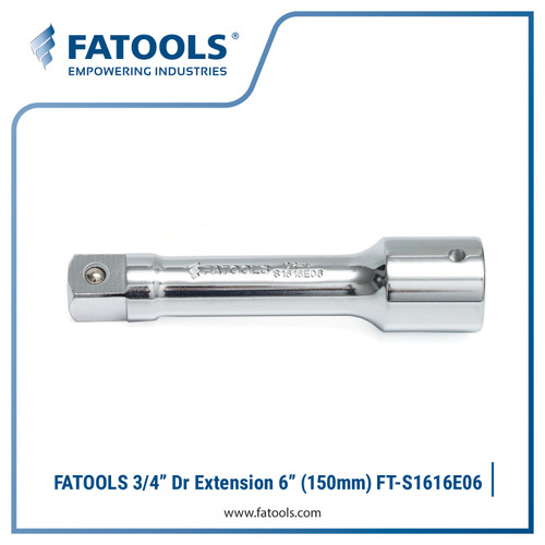 [EZM.0800693] FATOOLS 3/4" Dr Extension 6" S1616E06 Sambungan Kunci Sock 150mm