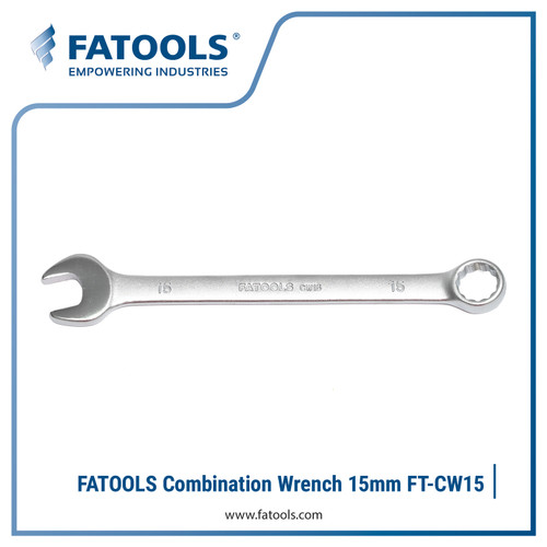 [EZM.0800828] FATOOLS CW15 Metric Combination Wrench 15mm Kunci Ring Pas Spanner