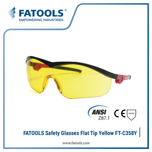 [EZM.0800903] FATOOLS C358Y - SAFETY GLASSES LENS YELLOW