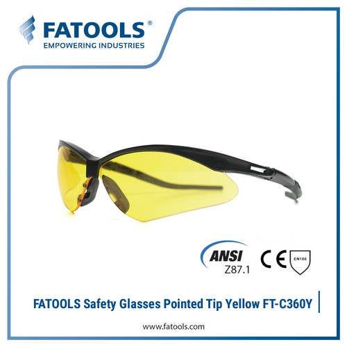 [EZM.0800907] FATOOLS C360Y - SAFETY GLASSES LENS YELLOW