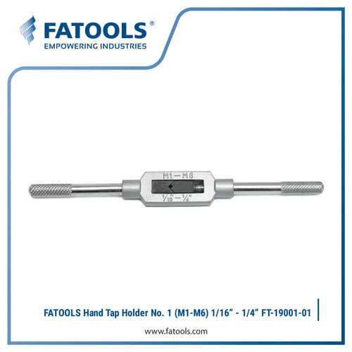 [EZM.0800990] FATOOLS 19001-01 - HAND TAP HOLDER SIZE NO 0 M1-6