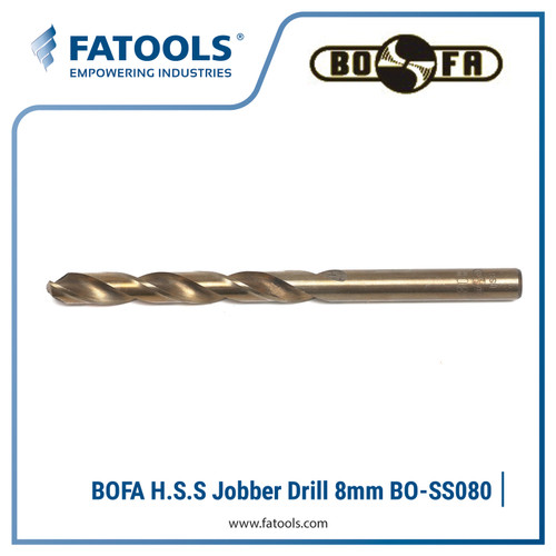 [EZM.0801130] FATOOLS BO-SS080 - BOFA JOBBER DRILL SIZE 8