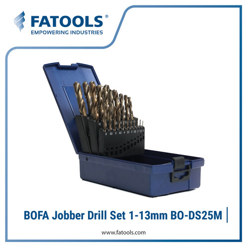 [EZM.0801145] FATOOLS BO-DS25M - BOFA JOBBER DRILL SET SIZE 1-13MM