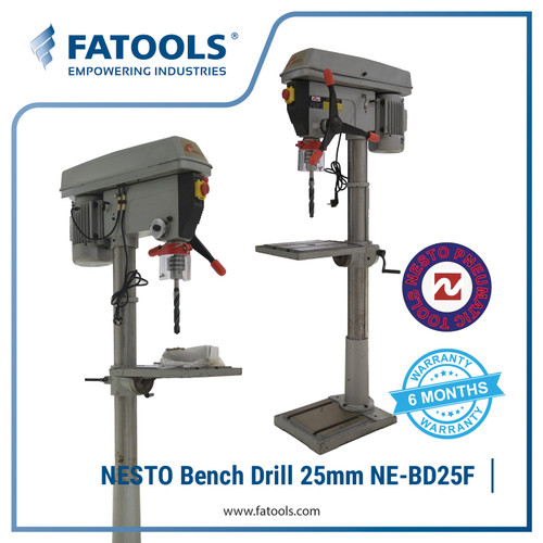 [EZM.0801185] NESTO NE-BD25F HEAVY DUTY INDUSTRIAL BENCH DRILL 25MM PRESS BOR DUDUK