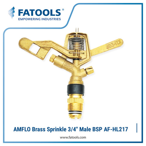 [EZM.0801243] FATOOLS HL217 Brass Sprinkler Nozzle 3/4" Irigasi Penyiram Semprotan