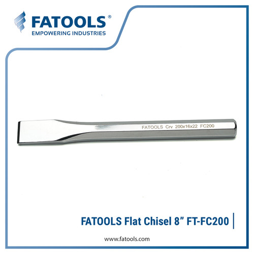 [EZM.0801430] FATOOLS FC200 Flat Chisel 8" Pahat Baja Gepeng