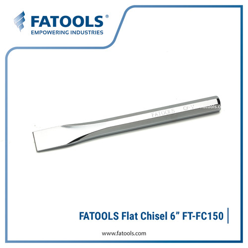 [EZM.0801431] FATOOLS FC150 Flat Chisel 6" Pahat Baja Gepeng