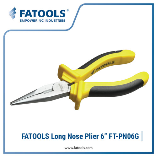 [EZM.0801468] FATOOLS PN06G Long Nose Plier 6" Tang Lancip Runcing Panjang Cutting
