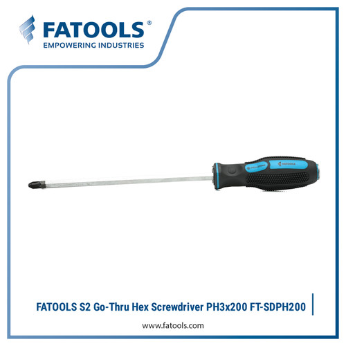[EZM.0801470] FATOOLS SDPH200 - GO-THRU SCREWDRIVER TIP PHILLIPS SCREWDRIVER #3x200
